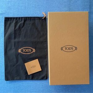 🇮🇹 TOD'S | Luxury Shoe Box and  Drawstring Dust Bag - Storage & Gift